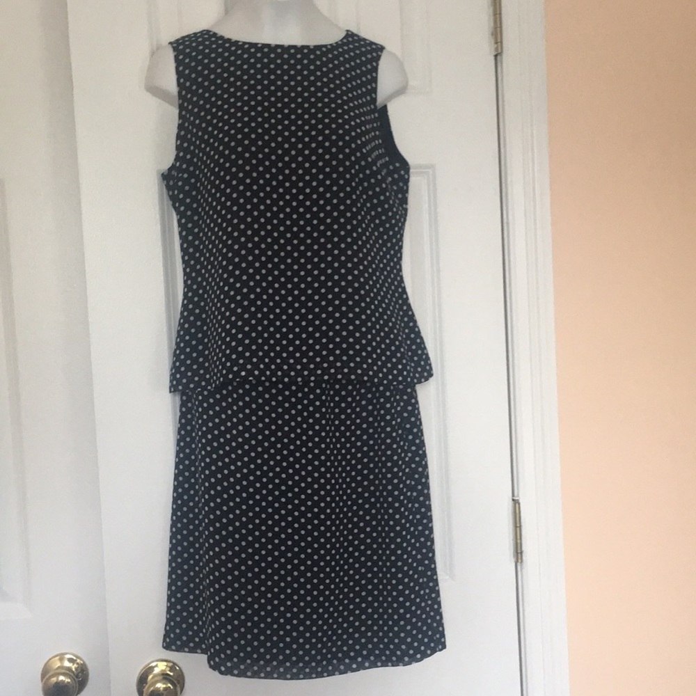 Petite 2 Piece Casual Corner Tank & Skirt Suit